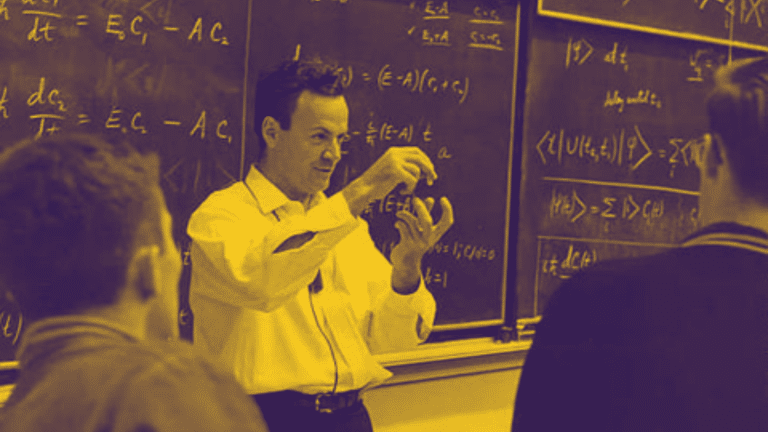 El profesor Richard Feynman explicando su técnica para aprender mejor
